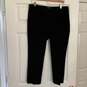 Express Black Editor Low Rise Ankle Pants